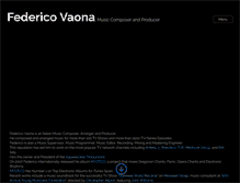 Tablet Screenshot of federicovaona.com